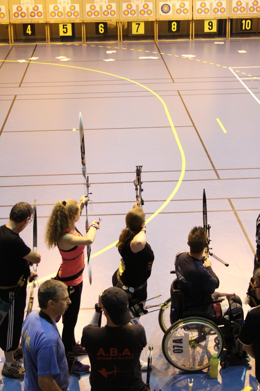 Les archers de la savoureuse au 24H internationales de Belfort 2015.
